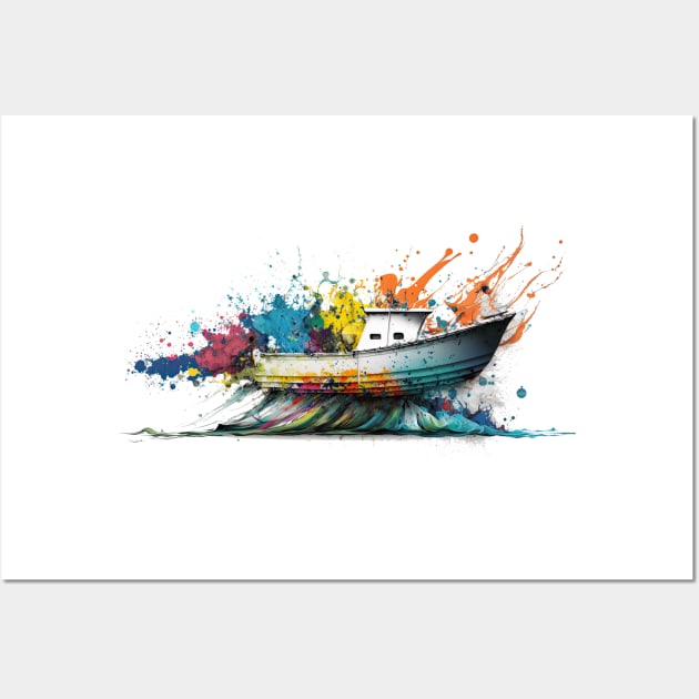 Levitating Boat Wall Art by Urban Archeology Shop Gallery